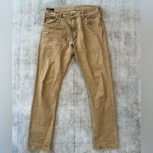 Double RL Ralph Lauren Tan Slim Denim Jeans